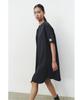 Recorde Mock Neck Split Dress_Rqdam25572Bkx