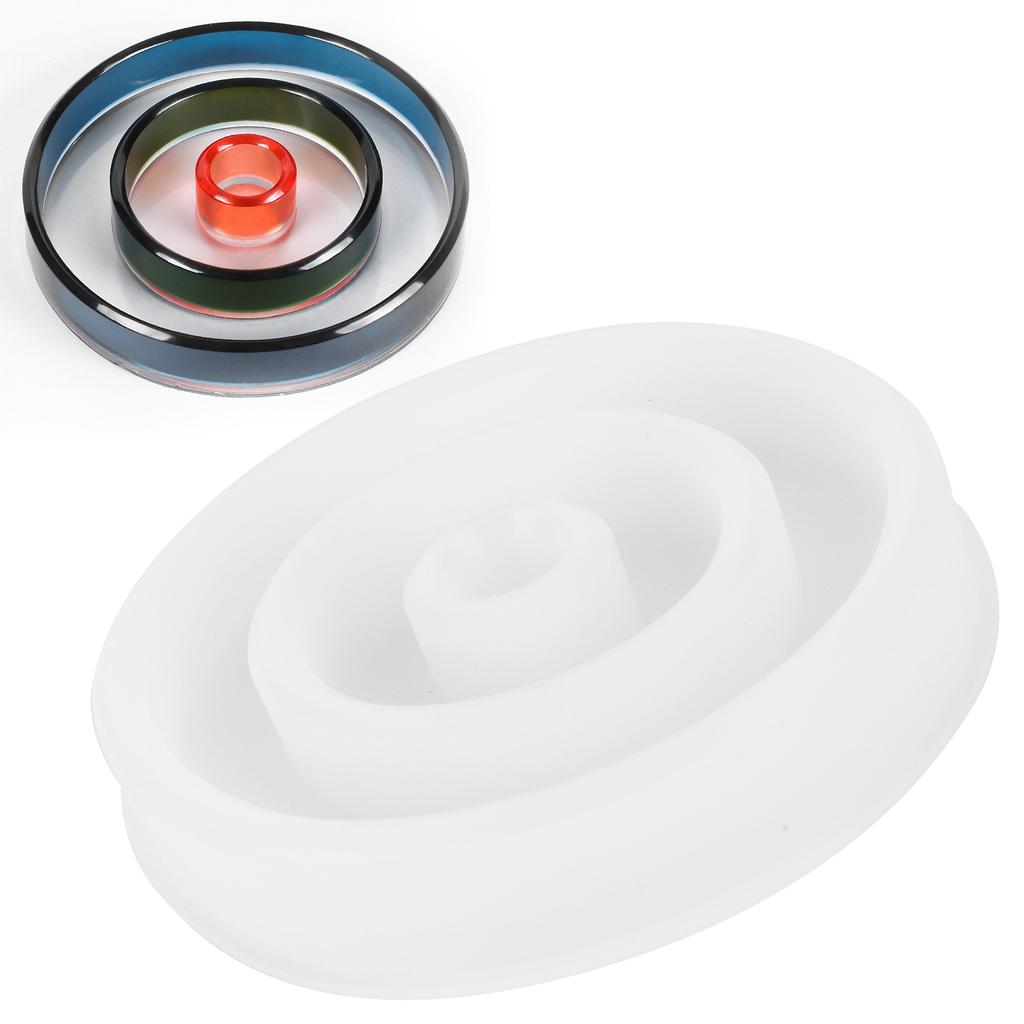 Schmuckherstellungsform DIY Silikon Epoxidform Aufbewahrungsbox Lippenstift Anhängerhalter Handwerkzeug