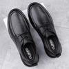 FashionClassic Men's Casual Leather Dress Oxford Shoes Leisure Walk Lace-Up Male Evening Dress Shoes Versatile Comfy Business Footwear