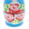 WOODEN RUSSIAN NESTING DOLLS Matryoshka - Wood Color, as described