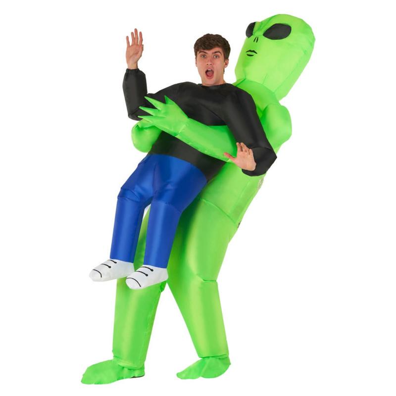Kids Inflatable Halloween Costume: Dinosaur Skeleton Ghost Child Alien Inflatable Costume