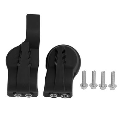 2Pcs Motorcycle Front Fork Shoe Cover Lower Fork Foot Bottom Protector Guard for XC XCF SX SXF XCW EXC EXCF TPi 6D Black