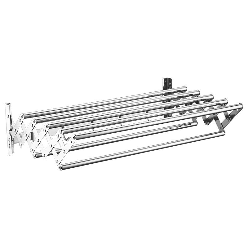 Foldable Stainless Steel Wall-Mounted Towel & Clothes Drying Rack