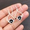 Natural Black Onyx Gemstone 925 Sterling Silver Trendy Jewelry Earrings For Gift EE-33-13
