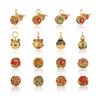 Birth Flower Gourd Bracelet & Necklace: Prosperity & Fortune DIY Bead Accessories