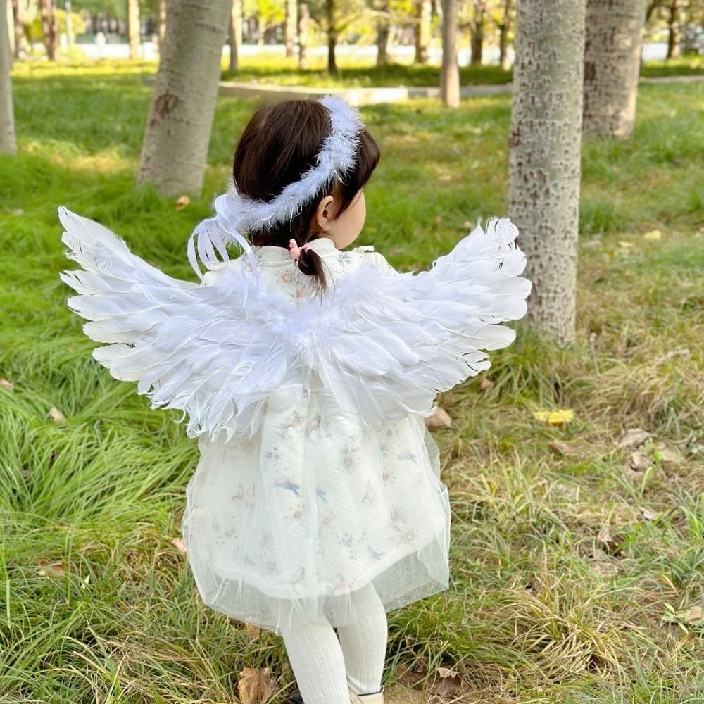 Sweet Demon Feather Wing Hair Band Halloween Cosplay Accessories Feather Wing  Cosplay Dress