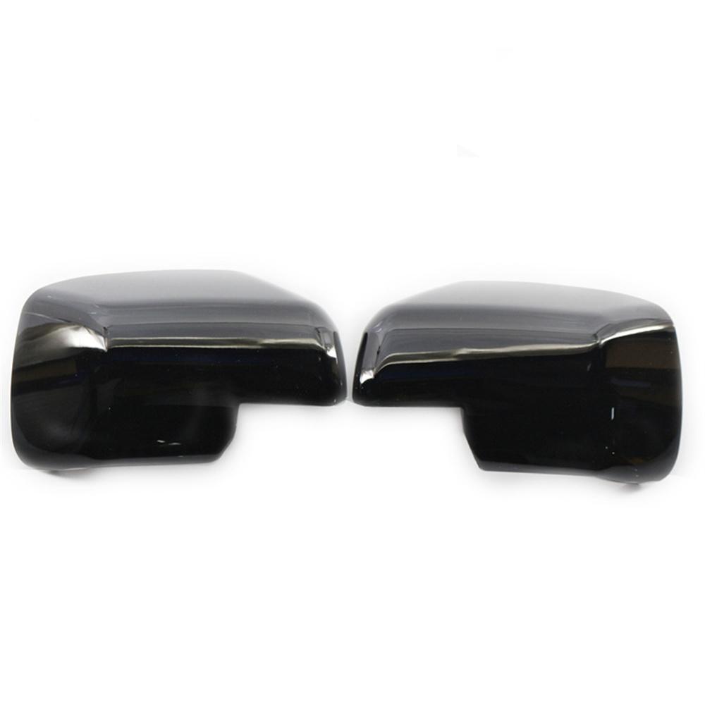 1 Pair Black Mirror Covers For Land Range Rover Freelander 2 Discovery 3 2005-09