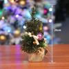 20cm Mini Christmas Tree Ornament - Small Holiday Desktop Decoration Gift