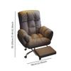 Lazy Computer Chair Office Chair Rotatable Retractable Footrest Desk Chair