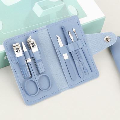 7-teiliges Maniküre-Set: Nagelknipser, Zange, Schere & LOGO-Aufdruck Geschenkset