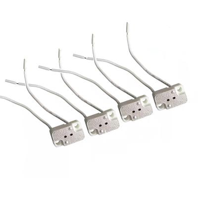 CHANCS MR16 G4 MR11 G5.3 G6.35 Keramikfassung Halter Rechteckige Basis Fassungsadapter für Halogenlampen (4 Stück)