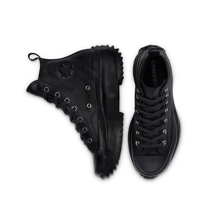 Converse Unisexové tenisky Run Star Hike High Triple Black Téměř černé 170548C