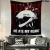 Lady Gaga Wall Hanging Printed Fabric Blanket Decorative Tapestries for Bedroom Living Room Home Decor