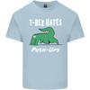 TRex Hasst Liegestütze Fitnessstudio Lustige Dinosaurier Unisex Leichtes Baumwoll-T-Shirt