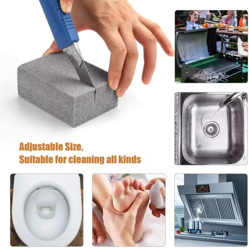 Grill Cleaning Brush Bricks Burn Grill Cleaning Stone Floating Stone Grill Cleaning Stains Grease Burning Grill Cleaning Tools