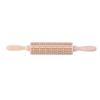 Embossed Rolling Pin 35cm 3D Pattern Highly Durable Moistureproof Safe Eco Friendly Easy Control Christmas Rolling PinExotic Charm