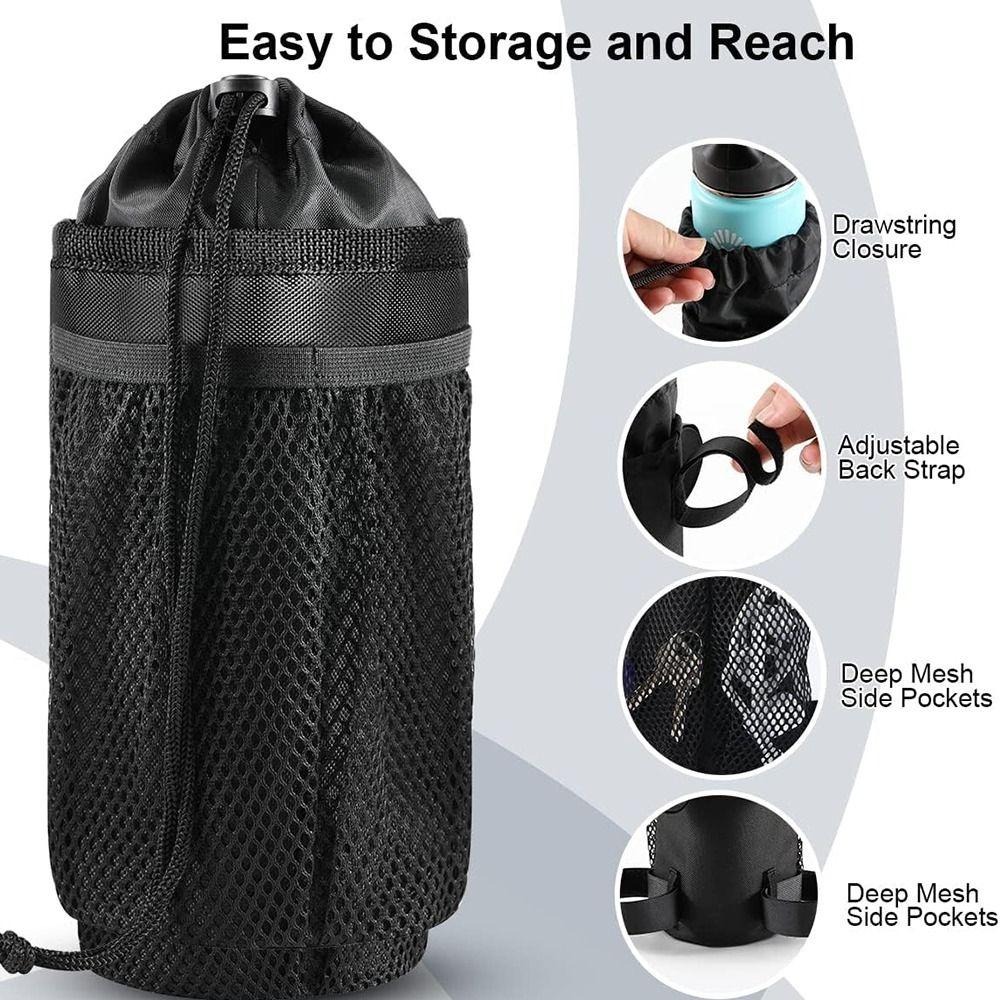 Universal Bike Water Bottle Bag Large Capacity Bicycle Cup Holders Accessories Bike Cup Holder