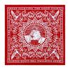 12Pcs/Pack Cotton Outdoor Street Dance Enthusiasts Hot Girl Turbans Bandana Headscarf Traveling 55X55CM Taking Photo