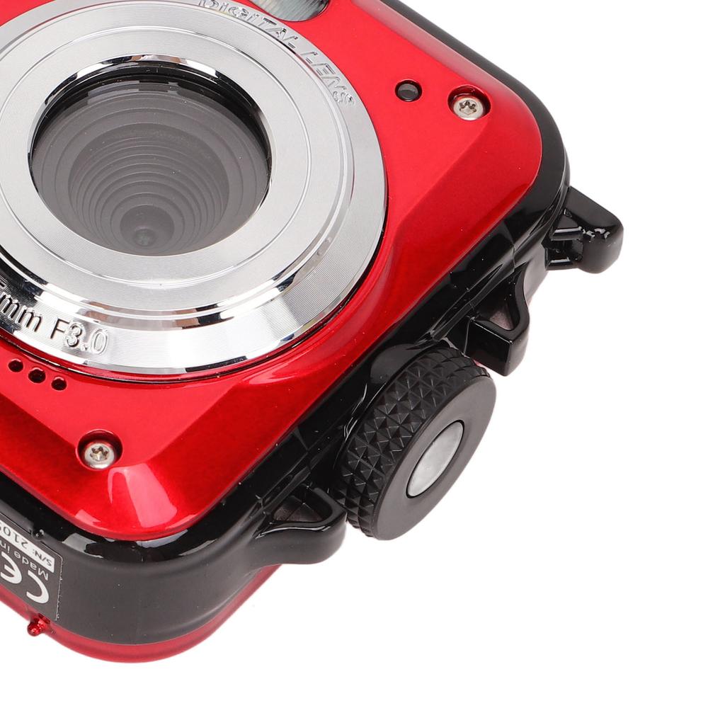 Full HD 2.7K 48MP 10ft Water Resistant Underwater Digital Camera 16X Digital Zoom Front Rear Double Screens Water Resistant Digital Camera