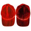 Halloween Farbwechselnde LED Leuchtmütze Weihnachten Glasfaser Baseballkappe Hip Hop Mütze