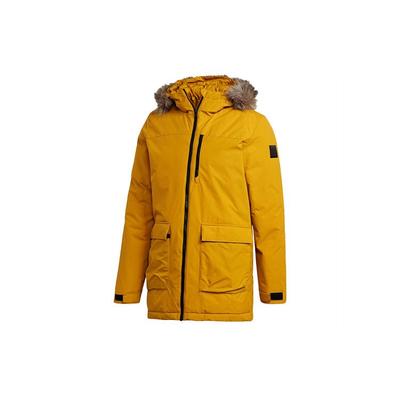 Xploric Windproof Warm Casual Sports Hooded Jacket Men Outerwear Yellow GK3551
