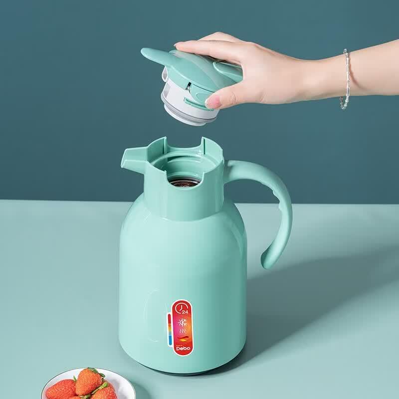 Debo Verate 1450ml Insulated Air Pressure Flask with Thermometer