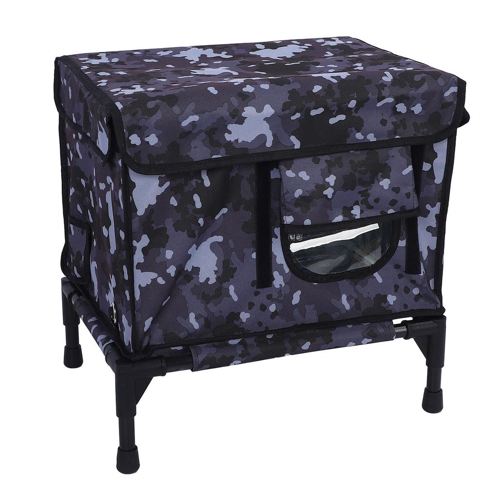 Beheiztes Katzenhaus für draußen Winddicht Regendicht Kratzfest 3 Zeiteinstellungen Außen Isoliert Katze