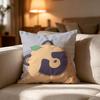 With You And The RRain Pillow Case Cushion Cover Soft Washable Pillow Case MultiScene For Couch Bed Travel Office Use