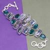 Moss Agate Chrome Diopside Gemstone Women's Jewelry Bracelets 7-8 ''