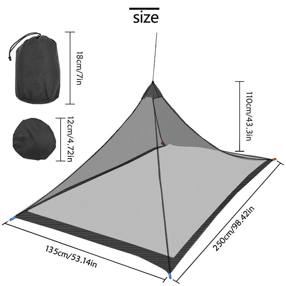 Portable Fly Net Tent Folding Mosquito Nets Ultralight Sleeping Bag Travel Netting Tent Summer Accessories For Camping Traveling