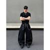Blaexit American-Style Original Denim Jeans for Men, Vintage Straight-Leg Loose Wide-Leg Baggy Pants