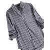 Available Now: Retro Plaid Long Sleeve Lapel Shirt