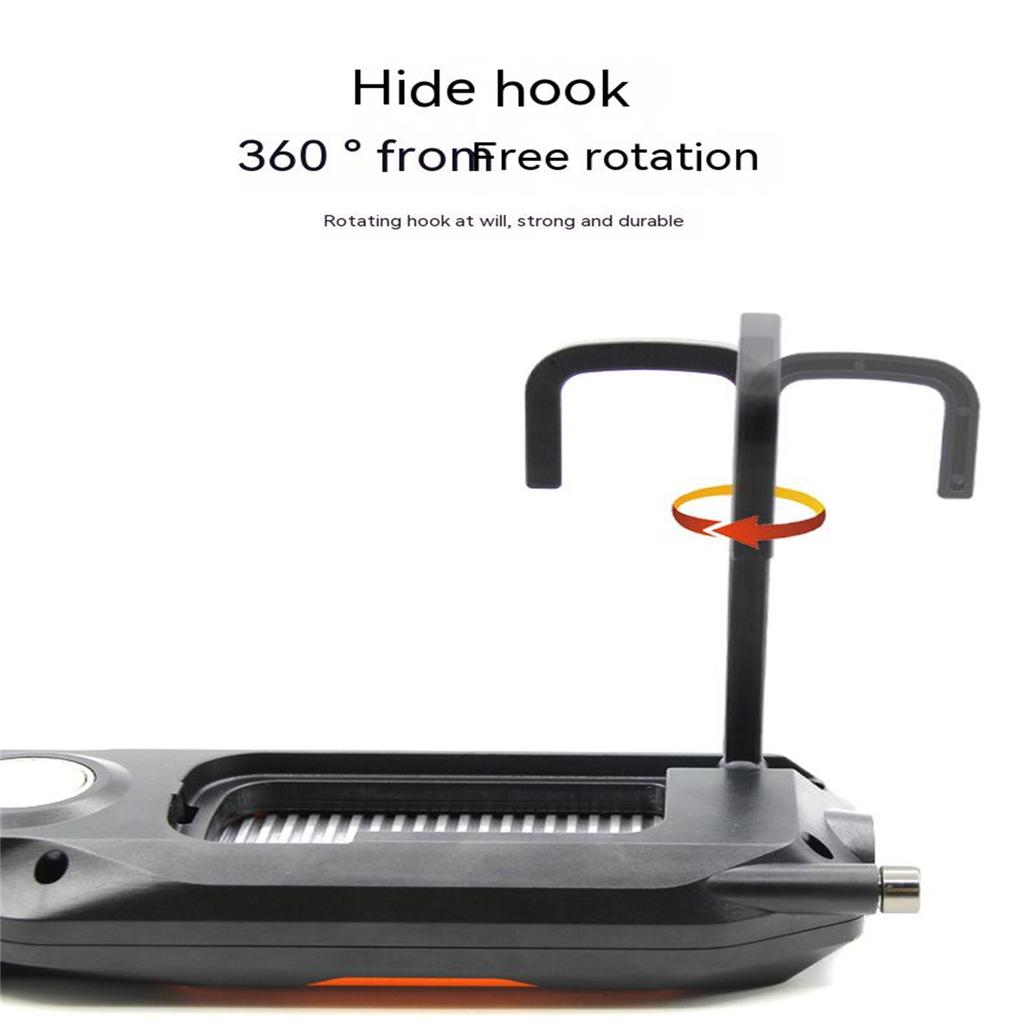 Cob Work Light 4 Modes Multifunctional Usb Charging Car Maintenance Light Camping Lamp With Magnet