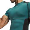 Under Armour HeatGear® Elite Training Fitness Running Lightweight Breathable Versatile Short Sleeve T-Shirt Men tops Retro-Green 6015382-338