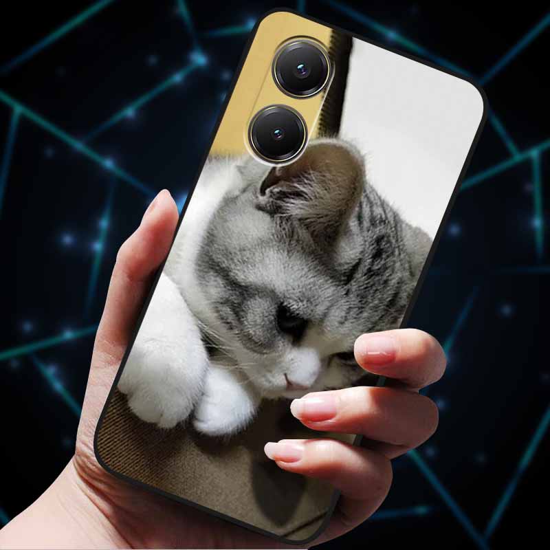 For POCO X7 Pro Case Painted Cats Soft TPU Silicone Protector Cover for Xiaomi POCO X7 Pro 5G Case Fundas Bumper POCOX7Pro Capa