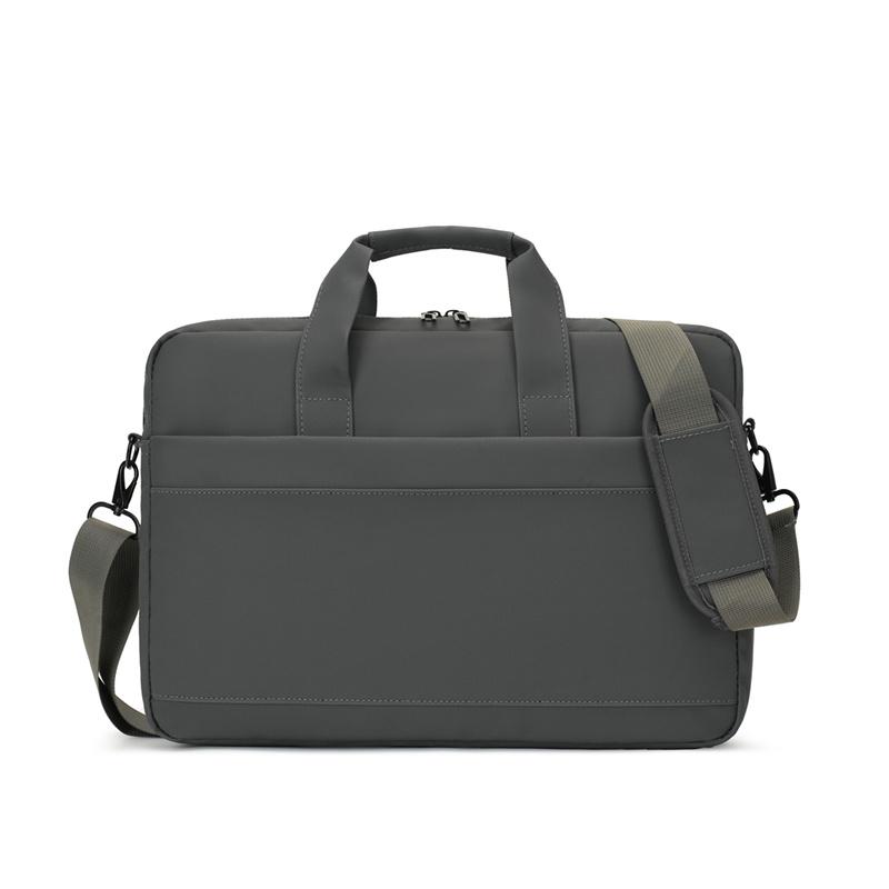 

Men s Business Briefcase Leisure New Shoulder Handbag Lightweight Nylon Large-capacity Computer File Bag сірий