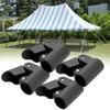 4Pcs Outdoor Tent Camping Clamp Clip Tent Tighten Clip Tent Clamp Tent Connector Watertight Tarps Clip for Camping Tent