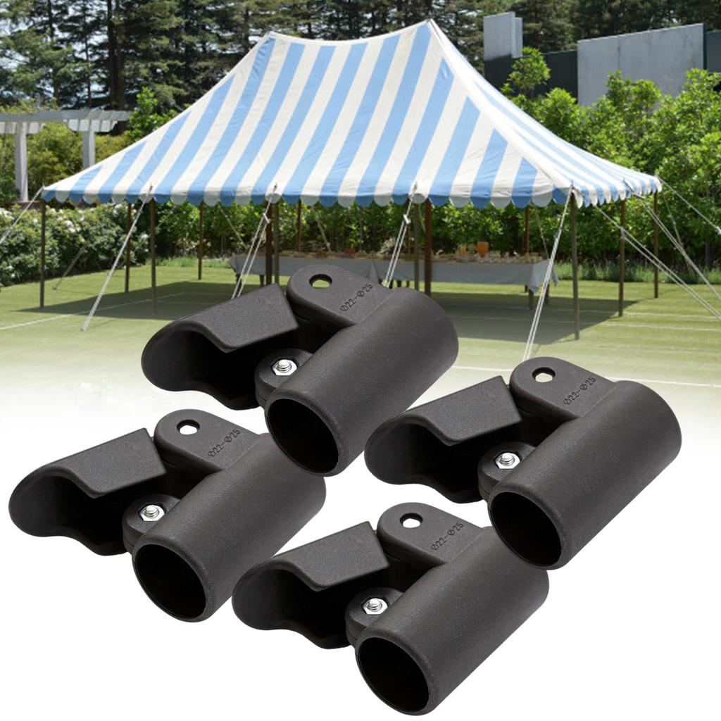 4Pcs Outdoor Tent Camping Clamp Clip Tent Tighten Clip Tent Clamp Tent Connector Watertight Tarps Clip for Camping Tent
