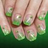1Set Comfortable Short Press On Nail With Patrick Themed Glittering Design For Daily Use Durability ABS