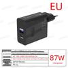87W Fast Charging Dual-Port Charger Head - US/UK Standard, CE & FCC Certified