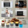 4/6Pcs Air Fryer Egg Poacher Cups Silicone Egg Cooker Mold Custard Tart Desserts Cake Baking Tools Muffin Cases Kitchen Supplies