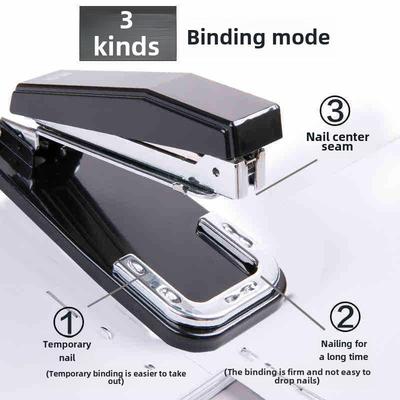 İlkokul ve Ortaokul Öğrencileri İçin Ev ve Okul Döner Zımba Makinesi, Ofis Kullanımı İçin Orta Dikiş Kalınlaştırma.