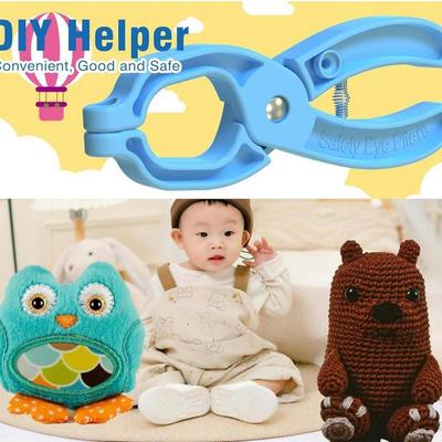 Knitting Crochet Doll Safety Eye Pliers Tool  Crocheting Safety Eye Attaching Pliers Safety Animal Eyes Making Supplies Tool