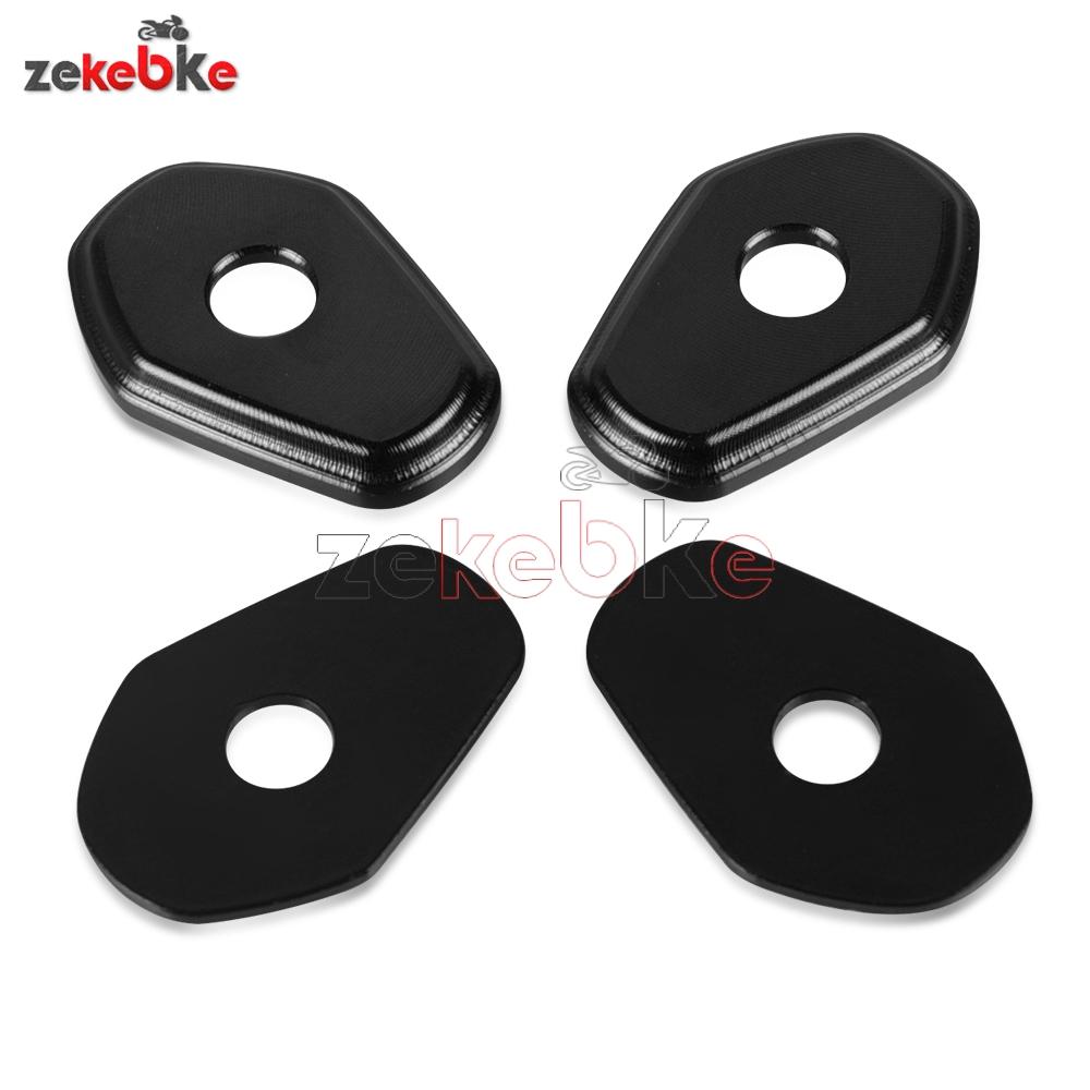 

4pc For Suzuki SV650 S GSF 600S 650/A/S/SA 1200/S/SA Bandit ABS Motorcycle Turn Signals Indicator Adapter Spacers Accessories чёрный