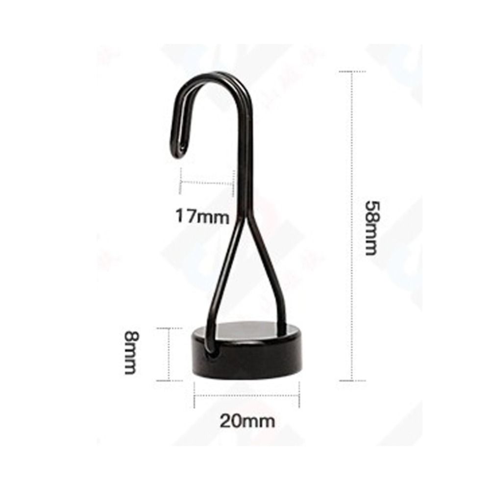 4 PCS Heavy-Duty Multipurpose Hanging Hook Wall-mounted Magnet Hook Hanger Magnetic Hooks  Bathroom