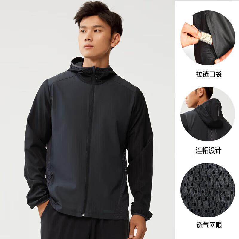 Мужская легкая быстросохнущая куртка Decathlon с защитой от солнца L