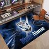 Custom Rug Canterbury-Bankstown Bulldogs Pattern Print Name Text Soft Non‑Slip Floor Carpet for Home Indoor Decoration