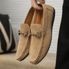 Fashion Male Shoe Solid Color Summer Moccasin Slip-on Men's Casual Shoes Walking 2025 Trend Classic Original Sneakers Legitimate Deals