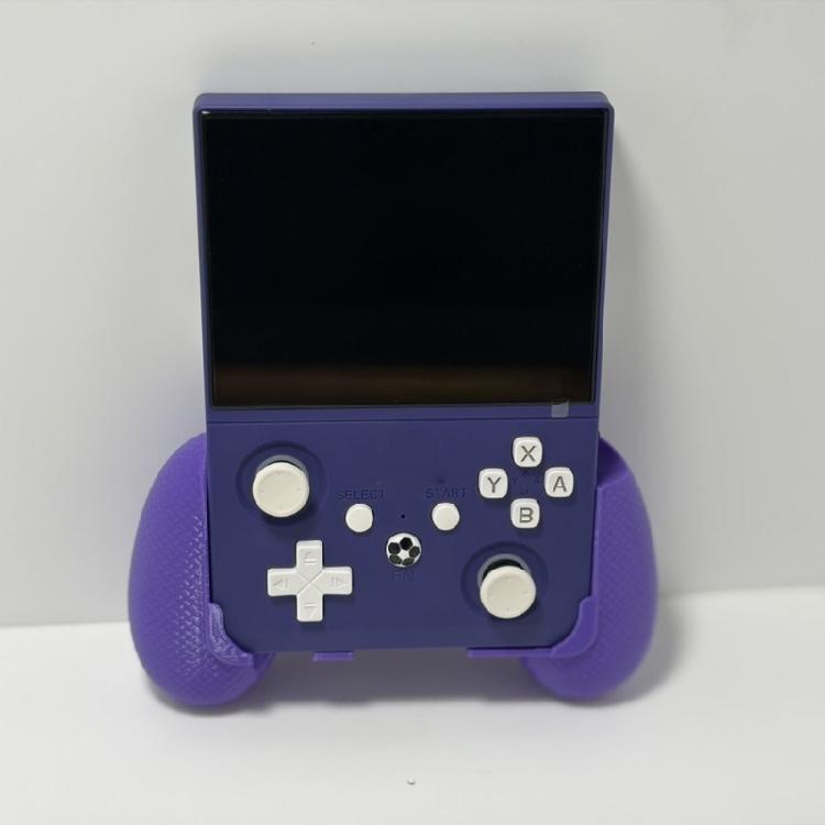Handheld Grip Accessory for R36 Max2 Game Unit with Textured Hold Areas Rounded Form and Plastic Support for Travel Gaming Daily Use