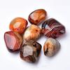 Natural Smooth Lace Agate Stone Sardonyx Healing Crystal Geode Mineral Specimen Madagascar Craft Decor
